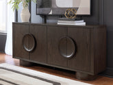 Orleans Furniture - Ashley Furniture - Veeda Accent Cabinet - Accent Cabinet / Dark Brown - A4000703